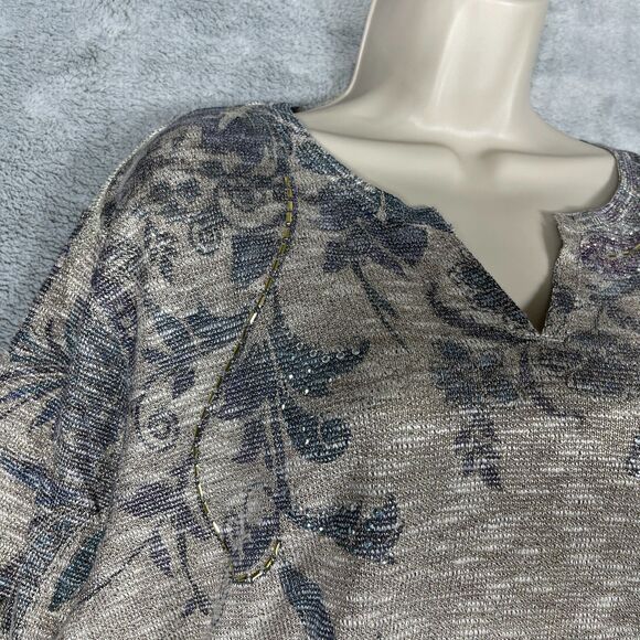 Catherines Top Womens Plus Size 4X Blouse Rhinestones Whimsigoth Bohemian Boho - Picture 7 of 15